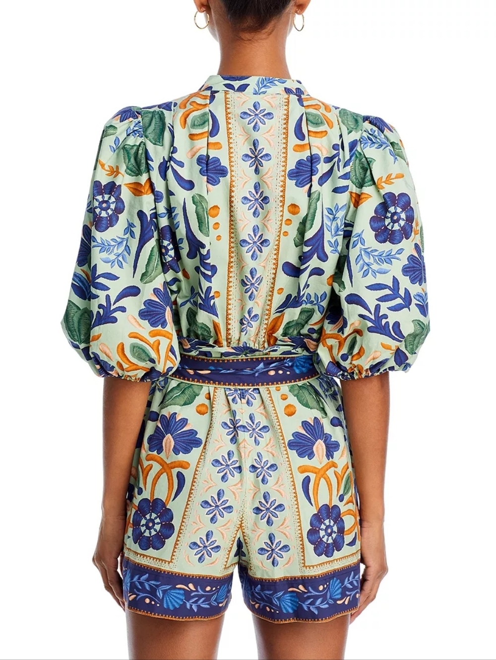 Farm Rio Ocean Tapestry Romper Sz. XS - Picture 2 of 7